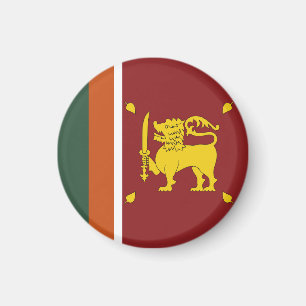 Sri Lanka flagga Magnet