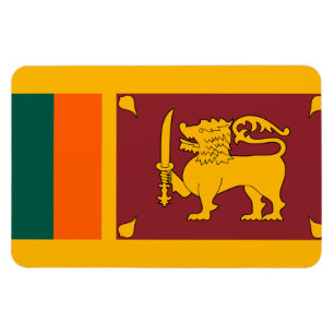 Sri Lanka Flagga Magnet