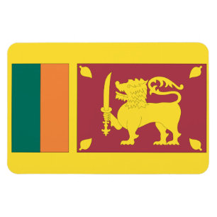 Sri Lanka flagga Magnet
