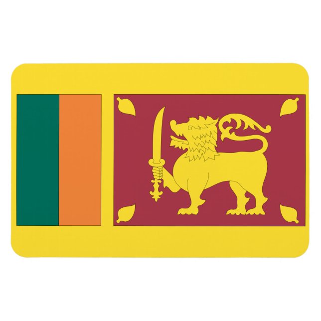 Sri Lanka flagga Magnet (Horisontell)