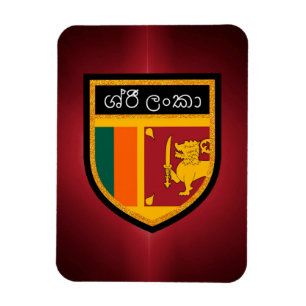 Sri Lanka Flagga Magnet