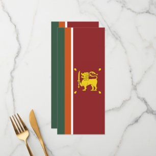 Sri Lanka flagga Meny