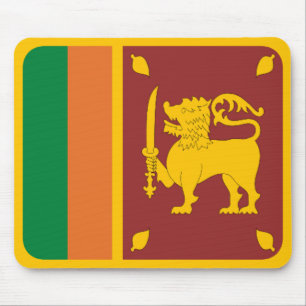 Sri Lanka flagga Mousepad Musmatta