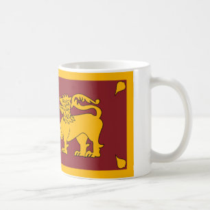 Sri Lanka flagga mugg