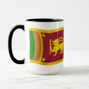 Sri Lanka Flagga Mugg