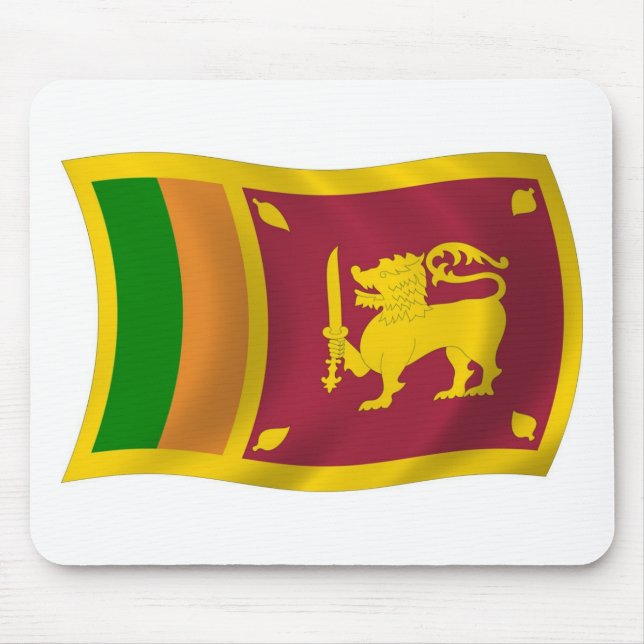 Sri Lanka Flagga Musmatta (Framsidan)