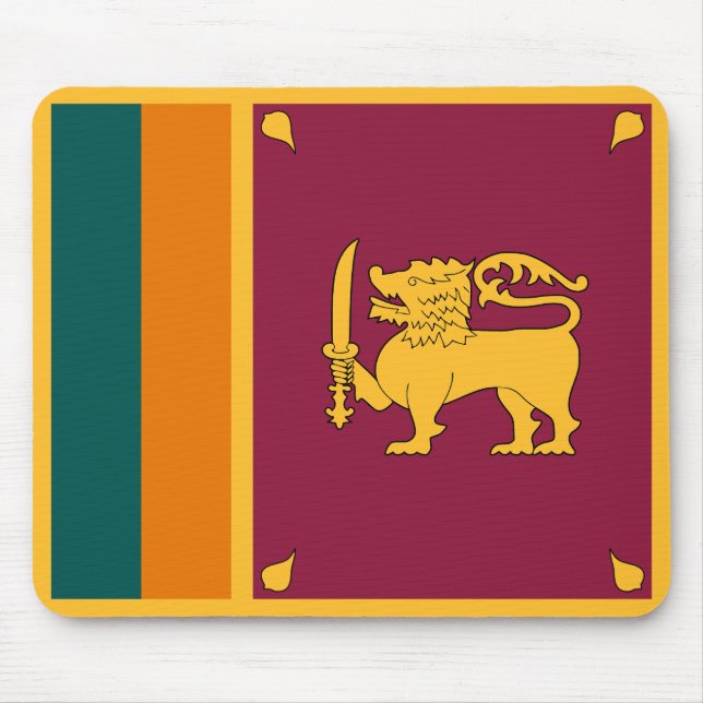 Sri Lanka-flagga Musmatta (Framsidan)