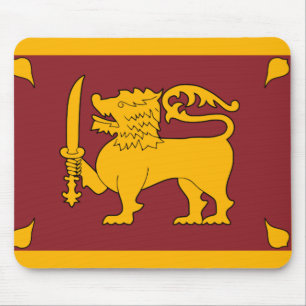 Sri Lanka Flagga Musmatta