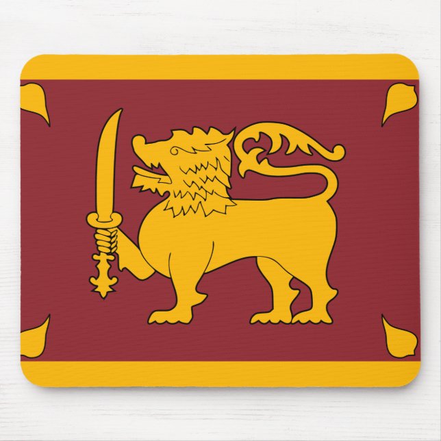 Sri Lanka Flagga Musmatta (Framsidan)