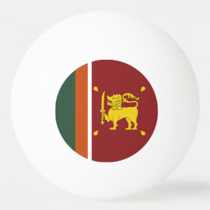 Sri Lanka flagga Pingisboll