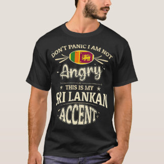 Sri Lanka Flagga Souvenirs för Sri Lankas Manar & T Shirt