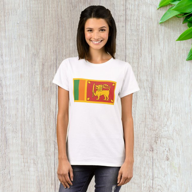 Sri Lanka Flagga T Shirt (Skapare uppladdad)