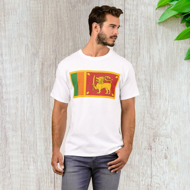 Sri Lanka Flagga T Shirt (Skapare uppladdad)