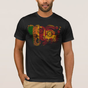 Sri Lanka flagga Tee Shirt