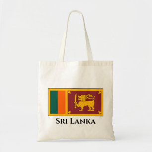 Sri Lanka Flagga Tygkasse