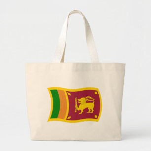 Sri Lanka Flagga Varuhandväska Jumbo Tygkasse