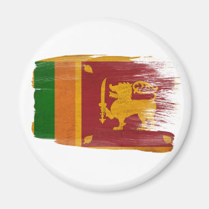 Sri Lanka flaggamagneter Magnet