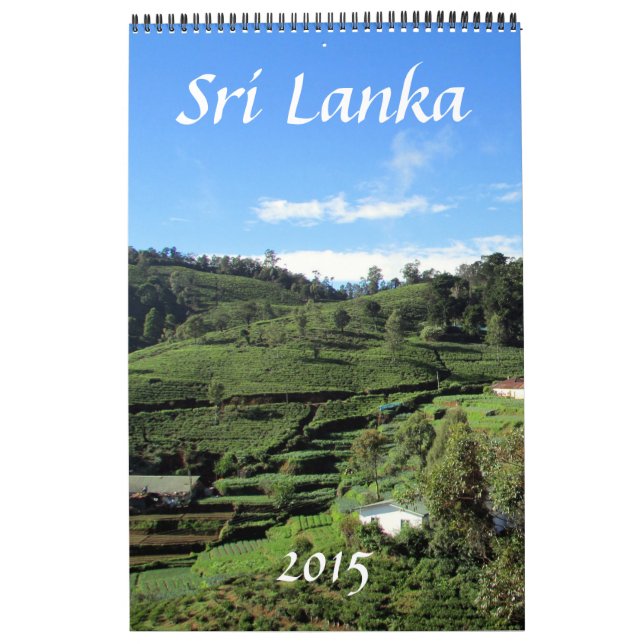 Sri Lanka fotografi 2015 Kalender (Omslag)