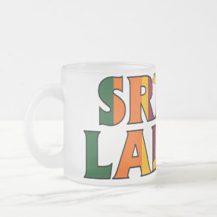Sri Lanka frostad mugg