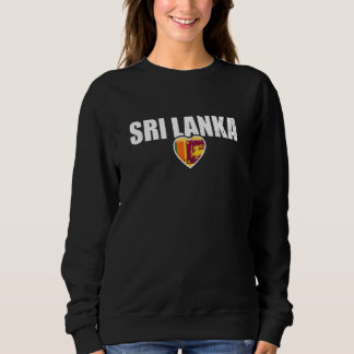 Sri Lanka Heart Proud Sri Lankan Flag T Shirt