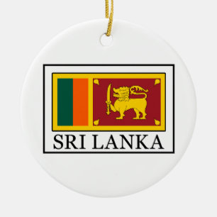 Sri Lanka Julgransprydnad Keramik