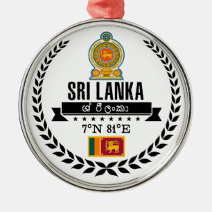 Sri Lanka Julgransprydnad Metall