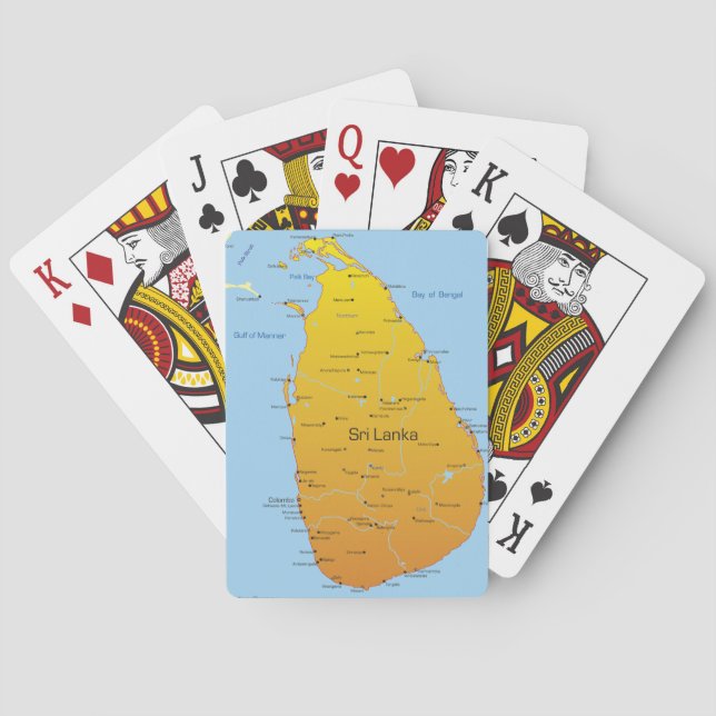 Sri Lanka Karta Casinokort (Baksidan)