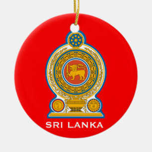SRI LANKA * keramisk julprydnad Julgransprydnad Keramik