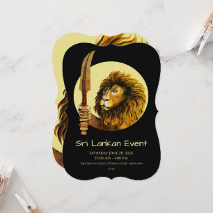 Sri Lanka Lejonare Inbjudningar
