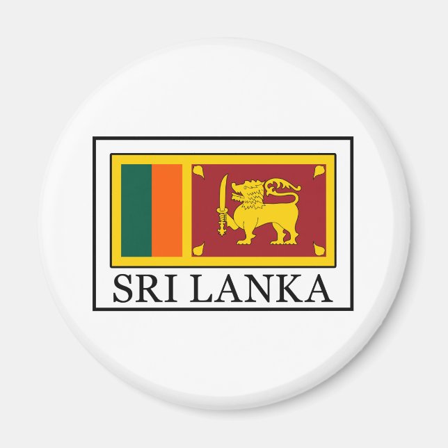 Sri Lanka Magnet (Framsidan)