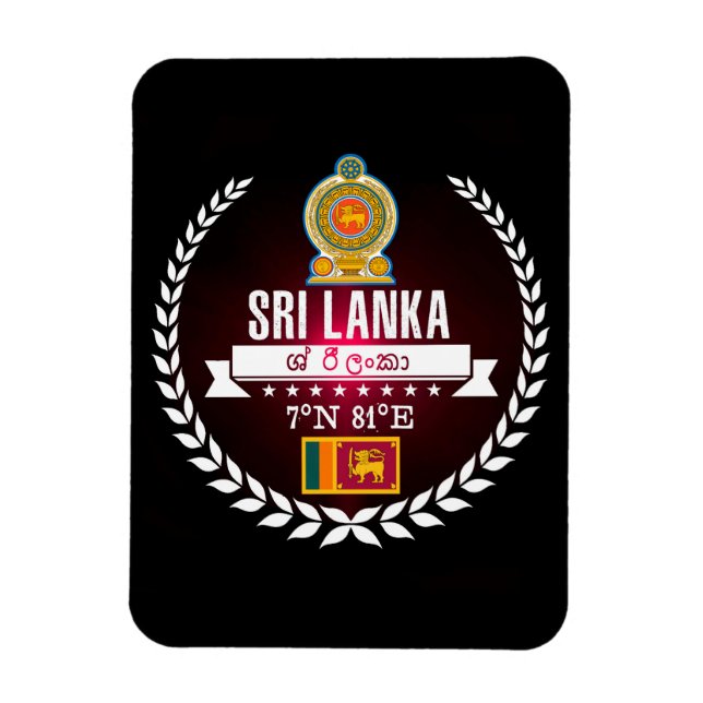 Sri Lanka Magnet (Vertikal)