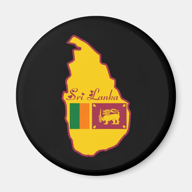 Sri Lanka Magnet (Framsidan)
