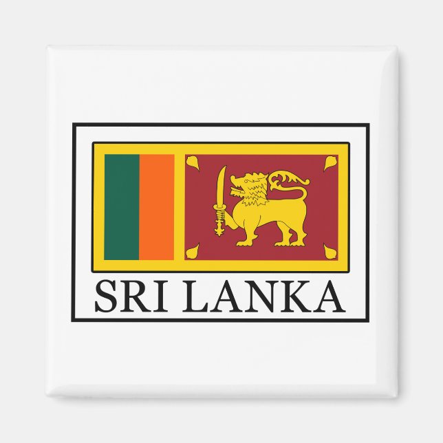 Sri Lanka Magnet (Framsidan)