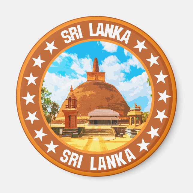 Sri Lanka Magnet (Framsidan)