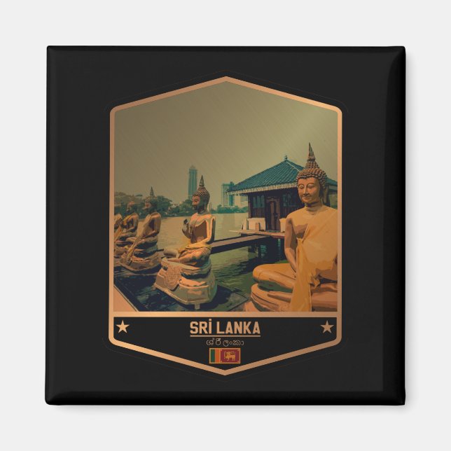 Sri Lanka Magnet (Framsidan)