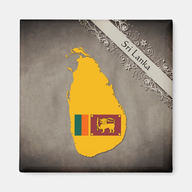 Sri Lanka Magnet (Framsidan)