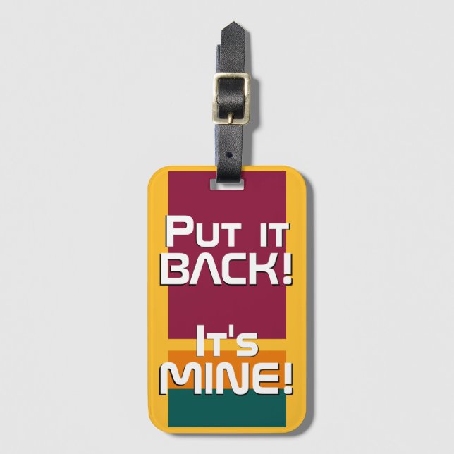 Sri Lanka National Flagga Funny Patriotic Bagagebricka (Framsida vertikal)