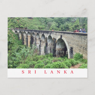 Sri Lanka Nine Arches Bridge utsikt vykort