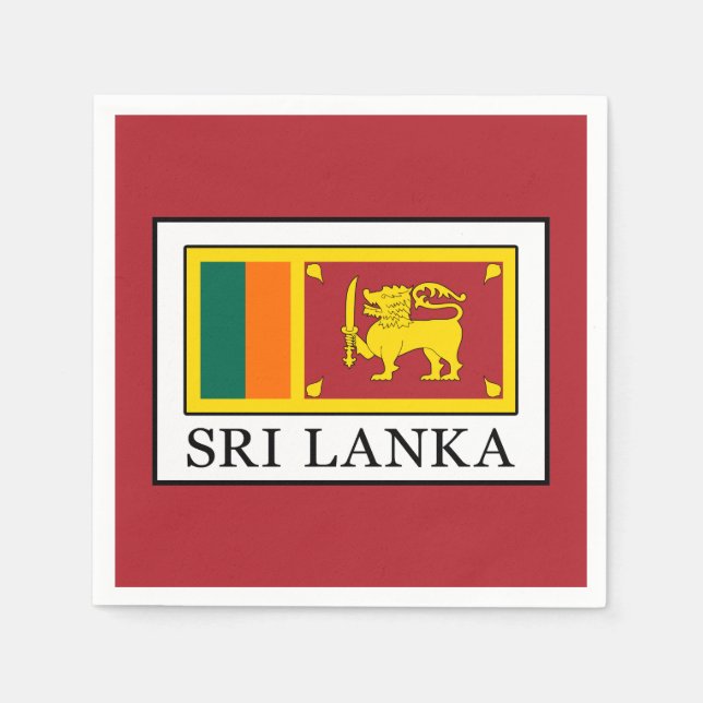 Sri Lanka Pappersservett (Framsidan)