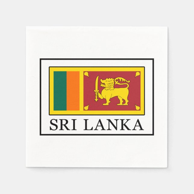 Sri Lanka Pappersservett (Framsidan)