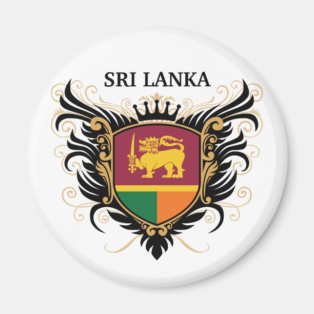 Sri Lanka [personalize] Magnet (Framsidan)