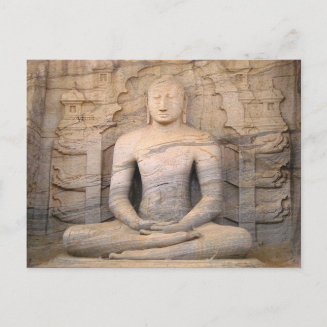 Sri Lanka - Polonnaruwa - Gal Vihara Vykort (Framsida)