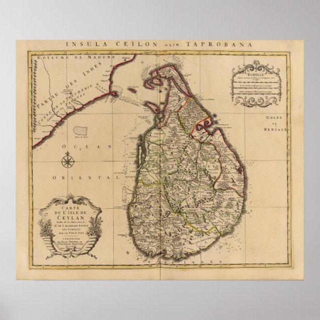 Sri Lanka Poster (Framsidan)