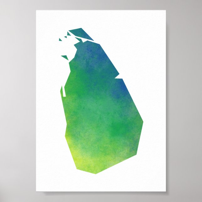 Sri Lanka Poster (Framsidan)