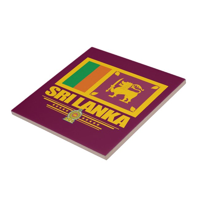 Sri Lanka-Pridet Kakelplatta (Sidan)
