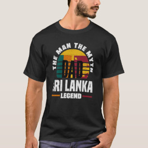 Sri Lanka Sri Lanka Sri Lanka Flagga Fars dag T Shirt