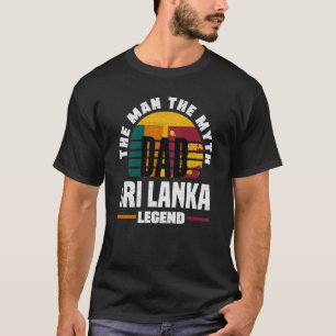 Sri Lanka Sri Lanka Sri Lanka Flagga Fars dag T Shirt