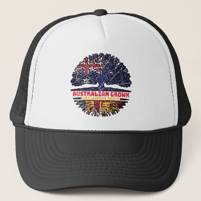 Sri Lanka Sri Lankan Australien Australien Träd Keps (Framsida)