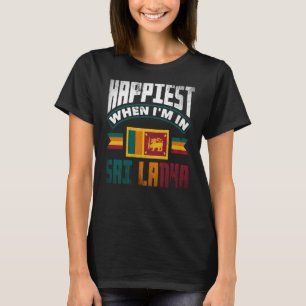 Sri Lanka Sri Lankas Flagga inträffar när jag befi T Shirt