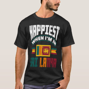 Sri Lanka Sri Lankas Flagga inträffar när jag befi T Shirt